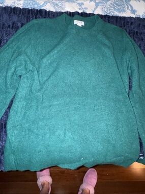 J. Crew Men’s Teal Green Crewneck Sweater